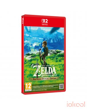 Carátula 3D de Juego SWITCH 2 - Zelda Breath of the Wild (Nintendo Switch 2 Edition)