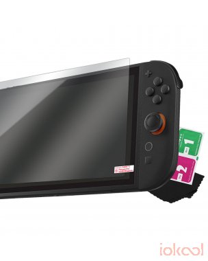 BLACKFIRE Set Protector Cristal Templado 9H + Kit Limpieza para SWITCH 2