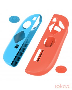 Imagen de Producto Suelto de BLACKFIRE Gamer Kit 2 Fundas + Grips Silicona para mandos JOY-CON 2 de SWITCH 2