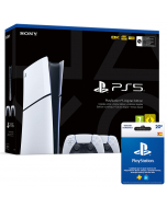 Pack Consola PS5 DIGITAL (SLIM) con 2 DualSense + Tarjeta PSN 20 Euros