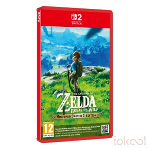 Carátula 3D de Juego SWITCH 2 - Zelda Breath of the Wild (Nintendo Switch 2 Edition)