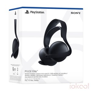 Imagen de Embalaje 3D de SONY Auriculares Inalámbricos PULSE ELITE Midnight Black Oficial PS5