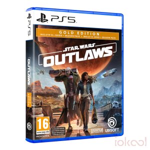 Carátula 3D de Juego PS5 - Star Wars Outlaws (Edición Gold)