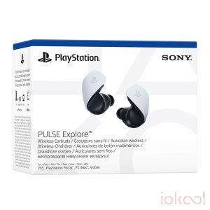 SONY Auriculares de Botón + Estuche Cargador + Funda PULSE EXPLORE (V2) Oficial PS5