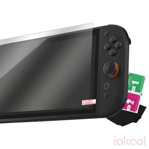 Imagen de Producto de BLACKFIRE Set Protector Cristal Templado 9H + Kit Limpieza para SWITCH 2