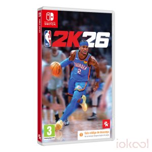 Carátula 3D de Juego SWITCH - NBA 2K26 (Edición Estándar Código en Caja CIAB)