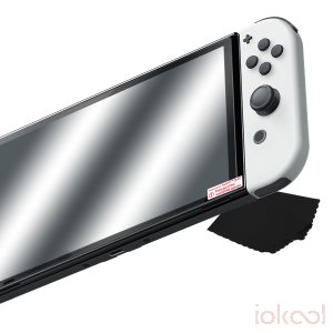 Imagen de Producto de BLACKFIRE Set Protector Cristal Templado 9H + Kit Limpieza para SWITCH OLED
