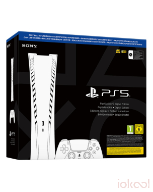 Imagen de Embalaje 3D de SONY Consola PS5 DIGITAL 825Gb (Chasis A) Reacondicionamiento CERTIFICADO