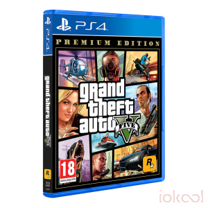 Carátula 3D de Juego PS4 - Grand Theft Auto V (Premium Edition)