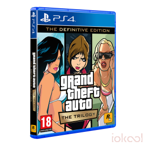 Car&aacute;tula 3D de Juego PS4 - Grand Theft Auto: The Trilogy (The Definitive Edition)