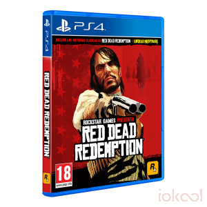 Car&aacute;tula 3D de Juego PS4 - Red Dead Redemption