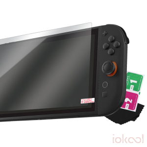 Imagen de Producto de BLACKFIRE Set Protector Cristal Templado 9H + Kit Limpieza para SWITCH 2