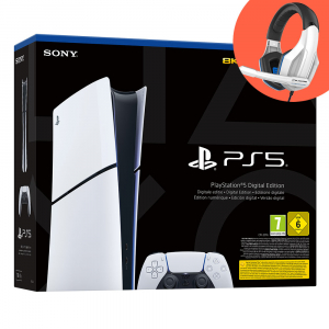 Consola PS5 DIGITAL Modelo SLIM 1Tb con 1 DualSense + HEADSET REGALO