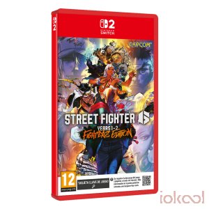 Car&aacute;tula 3D de Juego SWITCH 2 - Street Fighter 6 Years 1-2 (Fighters Edition)