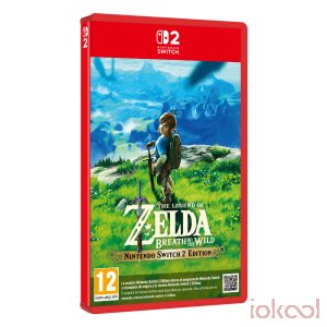 Car&aacute;tula 3D de Juego SWITCH 2 - Zelda Breath of the Wild (Nintendo Switch 2 Edition)
