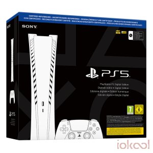 Imagen de Embalaje 3D de SONY Consola PS5 DIGITAL 825Gb (Chasis A) Reacondicionamiento CERTIFICADO