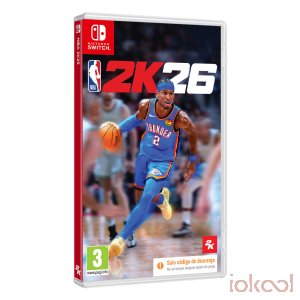 Carátula 3D de Juego SWITCH - NBA 2K26 (Edición Estándar Código en Caja CIAB)