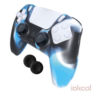 Imagen de Producto de BLACKFIRE Gamer Kit Funda + 2 Grips Silicona para mando DualSense de PS5