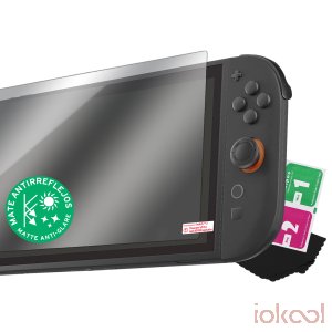 Imagen de Producto de BLACKFIRE Set Protector Cristal Templado 9H MATE ANTI-REFLEJOS para SWITCH 2