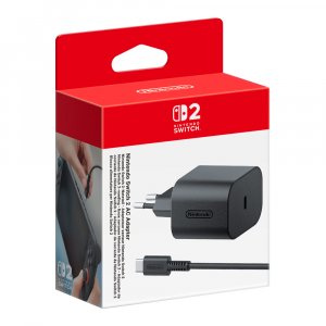 NINTENDO Adaptador de Corriente AC Oficial SWITCH 2