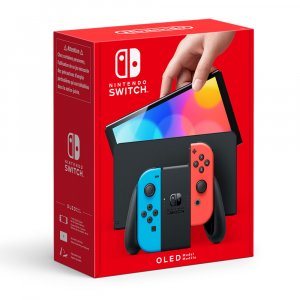Consola NINTENDO SWITCH (Modelo OLED) AZUL/ROJO NEÓN