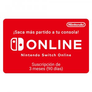 Digital - Tarjeta 3 MESES Suscripción Nintendo Switch Online