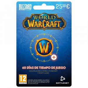 Digital - Tarjeta BLIZZARD WoW 60 DÍAS Acceso WORLD OF WARCRAFT