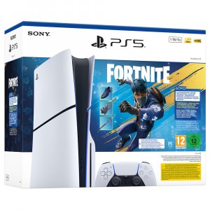 SONY Consola PS5 DISCO SLIM 1Tb + Voucher Fortnite Flowering Chaos