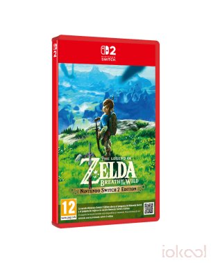 Carátula 3D de Juego SWITCH 2 - Zelda Breath of the Wild (Nintendo Switch 2 Edition)