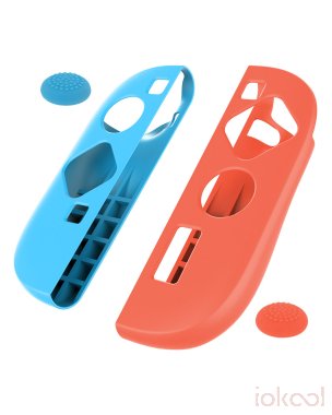 Imagen de Producto Suelto de BLACKFIRE Gamer Kit 2 Fundas + Grips Silicona para mandos JOY-CON 2 de SWITCH 2