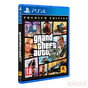 Carátula 3D de Juego PS4 - Grand Theft Auto V (Premium Edition)