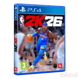 Car&aacute;tula 3D de Juego PS4 - NBA 2K26 (Edici&oacute;n Est&aacute;ndar)