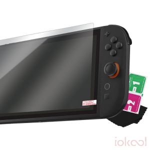 Imagen de Producto de BLACKFIRE Set Protector Cristal Templado 9H + Kit Limpieza para SWITCH 2