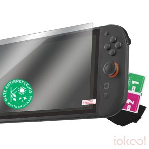 Imagen de Producto de BLACKFIRE Set Protector Cristal Templado 9H MATE ANTI-REFLEJOS para SWITCH 2