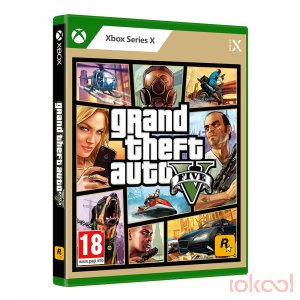 Carátula 3D de Juego Xbox Series X - Grand Theft Auto V (Edición Estándar)