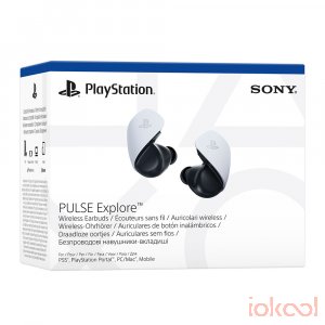 SONY Auriculares de Botón + Estuche Cargador + Funda PULSE EXPLORE (V2) Oficial PS5