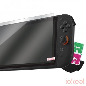 BLACKFIRE Set Protector Cristal Templado 9H + Kit Limpieza para SWITCH 2