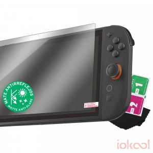 Imagen de Producto de BLACKFIRE Set Protector Cristal Templado 9H MATE ANTI-REFLEJOS para SWITCH 2