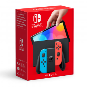 Consola NINTENDO SWITCH (Modelo OLED) AZUL/ROJO NEÓN