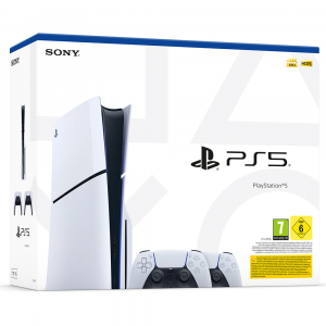 SONY Consola PS5 DISCO Modelo SLIM 1Tb con 2 Mandos DualSense
