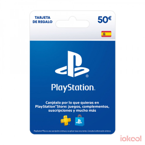 Tarjeta Prepago Recarga PlayStation Store PSN de 50 Euros