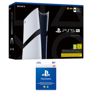 Pack Consola PS5 Pro DIGITAL 2Tb + Tarjeta PSN 50 Euros